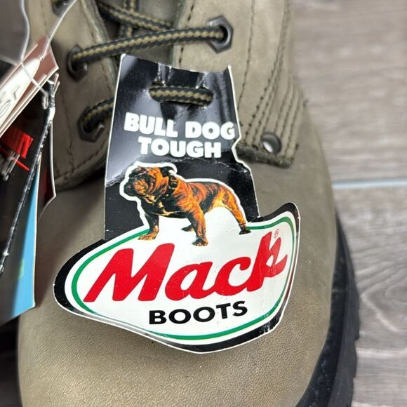 Mack Soft Toe #739720 3M Thinsulate Warm Men’s Sz 10 Leather Lace Up Work Boots - Picture 11 of 13